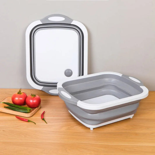 2 in 1 convenient cutting board and sink